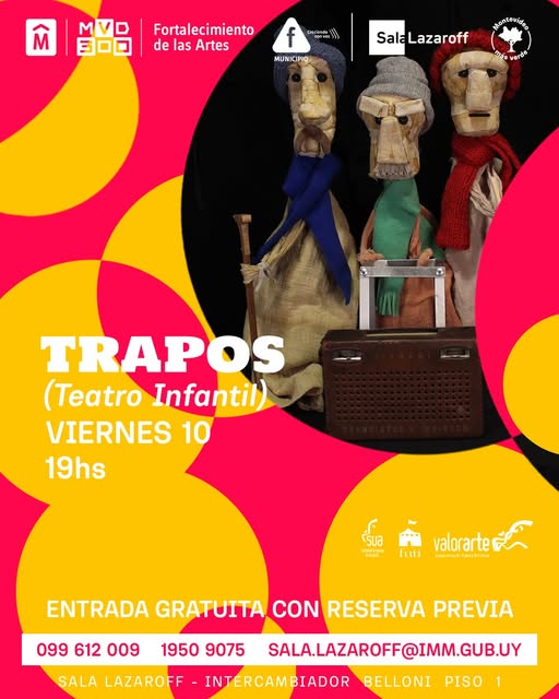 Viernes 10 de enero inicia la 12°temporada de Montevideo de las Artes en la Sala Lazaroff